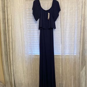 Bun maternity high and low summer dress